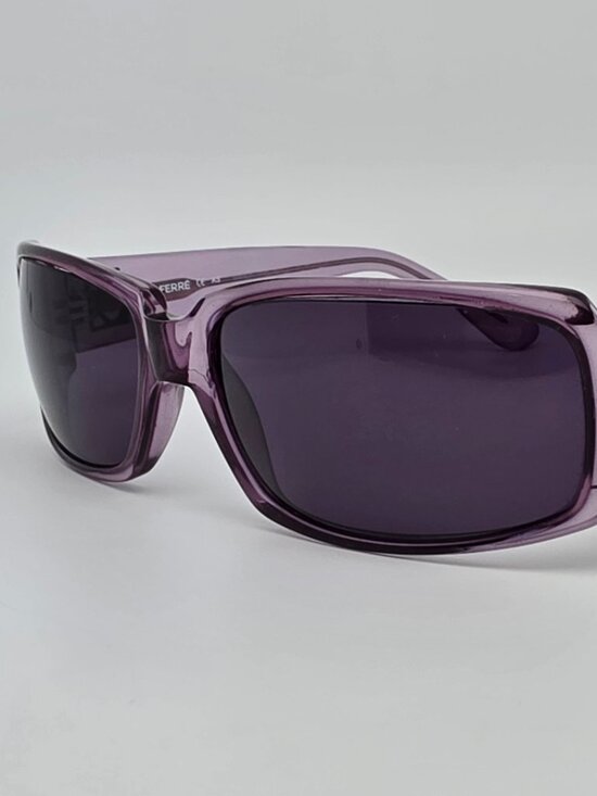 GF Ferre FF55403 Crystal Dark Purple Frame Dark Purple Lens Sunglasses Italy main image 14
